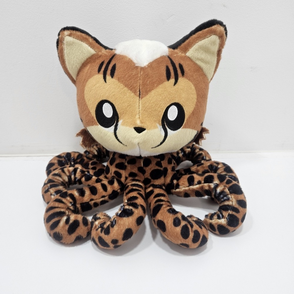 Cheetah‎ Tentacle Kitty Octopus Stuffed Animal Plush Hard To Find